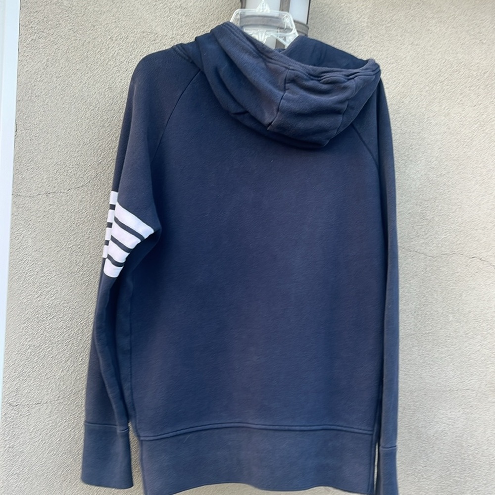 Thom Browne Classic Loop Back Four Bar Full Zip Hoodie - Picture 9 of 17